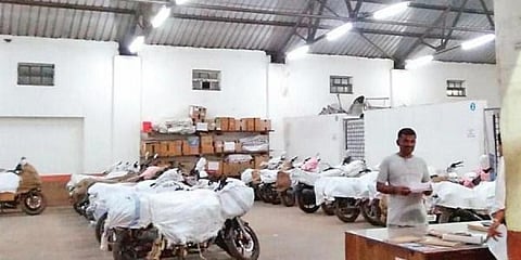 ಕೆಎಸ್ ಆರ್ ನಿಲ್ದಾಣದ ಪಾರ್ಸಲ್ ಕಚೇರಿ