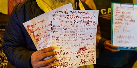 ರೈತರು ಪ್ರಧಾನಿ ಮೋದಿಗೆ ರಕ್ತದಲ್ಲಿ ಬರೆದ ಪತ್ರ