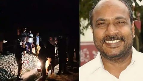 ಎಸ್ ಎಲ್ ಧರ್ಮೇಗೌಡ ಮೃತಪಟ್ಟ ರೈಲ್ವೆ ಹಳಿ ಪಕ್ಕ