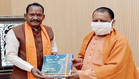 ಯೋಗಿ ಆದಿತ್ಯನಾಥ್ ಭೇಟಿ ಮಾಡಿದ ಪ್ರಭು ಚೌಹಾಣ್