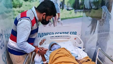ಆಸ್ಪತ್ರೆಯಲ್ಲಿರುವ ಸಾಲುಮರದ ತಿಮ್ಮಕ್ಕ