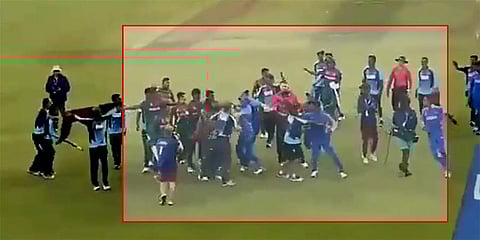 ಫೈನಲ್ ಪಂದ್ಯದ ಬಳಿಕ ಆಟಗಾರರ ಗಲಾಟೆ