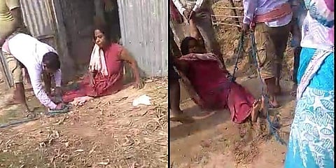 ಭೂ ಕಬಳಿಸಿ ದರ್ಪ ತೋರಿದ ಮುಖಂಡ: ಪ್ರತಿಭಟಿಸಿದ್ದಕ್ಕೆ ಶಿಕ್ಷಕಿ ಕೈಕಾಲು ಕಟ್ಟಿ ಅಮಾನವೀಯ ಮೆರೆದ ಟಿಎಂಸಿ ಕಾರ್ಯಕರ್ತರು