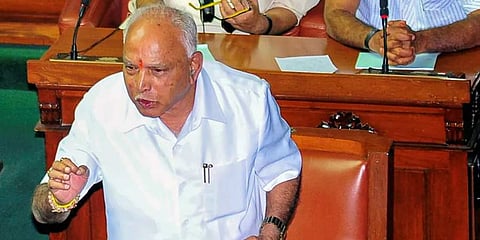 ರಾಜ್ಯ ಬಜೆಟ್ ಮಂಡಿಸುತ್ತಿರುವ ಸಿಎಂ ಬಿಎಸ್ ಯಡಿಯೂರಪ್ಪ