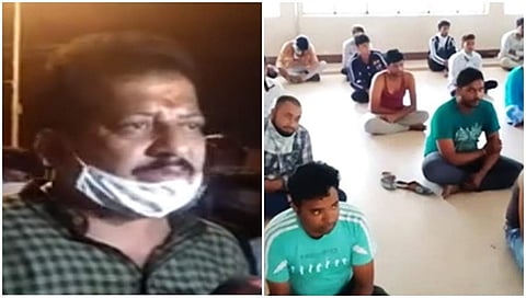 ಶಾಸಕ ಎಸ್.ಆರ್. ವಿಶ್ವನಾಥ್ ಮತ್ತು ಪಾದರಾಯನಪುರ ಗಲಾಟೆ ಆರೋಪಿಗಳ ಚಿತ್ರ