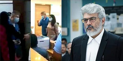 ಆಸ್ಪತ್ರೆಯಲ್ಲಿ ಕಾಣಿಸಿಕೊಂಡ ನಟ ಅಜಿತ್