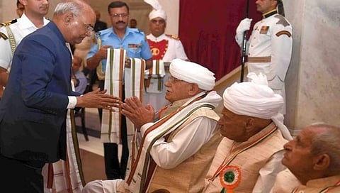 ಕ್ವಿಟ್ ಇಂಡಿಯಾ ದಿನಾಚರಣೆ: 202 ಸ್ವಾತಂತ್ರ್ಯ ಹೋರಾಟಗಾರರಿಗೆ ರಾಷ್ಟ್ರಪತಿ ಗೌರವ