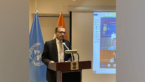 ವಿಶ್ವಸಂಸ್ಥೆಯ ಭಾರತದ ಖಾಯಂ ಪ್ರತಿನಿಧಿ ಟಿ.ಎಸ್. ತಿರುಮೂರ್ತಿ