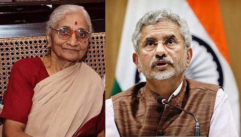 ತಾಯಿಯೊಂದಿಗೆ ಕೇಂದ್ರ ವಿದೇಶಾಂಗ ಸಚಿವ ಎಸ್. ಜೈಶಂಕರ್