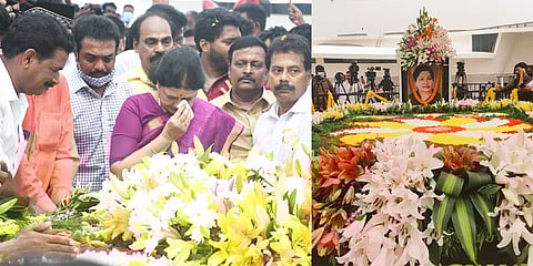 ಜಯಲಲಿತಾ ಸಮಾಧಿ ಸ್ಥಳಕ್ಕೆ ಭೇಟಿ ನೀಡಿದ ಶಶಿಕಲಾ