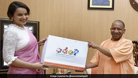 ಕಂಗನಾ ರಣಾವತ್ ಮತ್ತು ಯೋಗಿ ಆದಿತ್ಯನಾಥ್