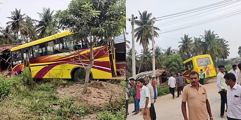 ತುಮಕೂರು ಖಾಸಗಿ ಬಸ್ ಅಪಘಾತ