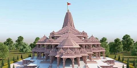 ಅಯೋಧ್ಯೆಯ ರಾಮ ಮಂದಿರದ ಮಾದರಿ