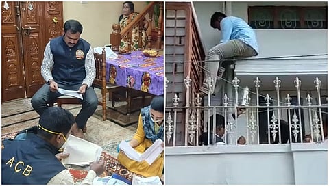 ಎಸಿಬಿ ದಾಳಿ ವೇಳೆ ನಲ್ಲಿಯಲ್ಲಿ ನೋಟು ಸಿಕ್ಕಿರುವುದು