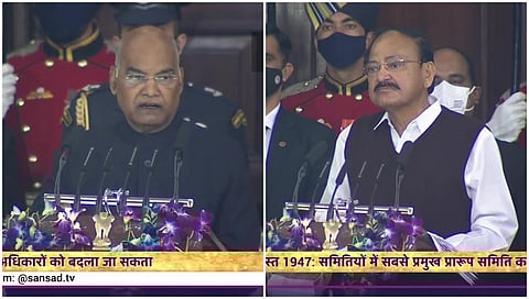 ರಾಷ್ಟ್ರಪತಿ ರಾಮನಾಥ್ ಕೋವಿಂದ್ ಹಾಗೂ ಉಪ ರಾಷ್ಟ್ರಪತಿ ಎಂ ವೆಂಕಯ್ಯ ನಾಯ್ಡು