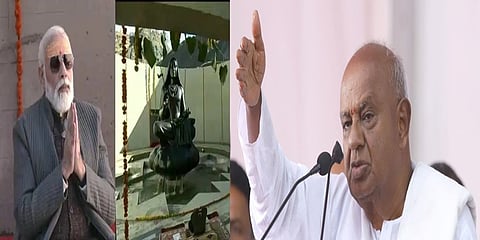ಕೇದಾರನಾಥದಲ್ಲಿ ಪ್ರಧಾನಿ ನರೇಂದ್ರ ಮೋದಿ- ದೇವೇಗೌಡ