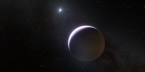 ಬಿ ಸೆಂಟೌರಿ ಬಿಯ ಕಲಾತ್ಮಕ ಚಿತ್ರ -Credit: ESO/L. Calçada