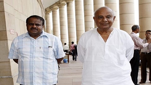 ಎಚ್.ಡಿ ದೇವೇಗೌಡ ಮತ್ತು ಕುಮಾರಸ್ವಾಮಿ
