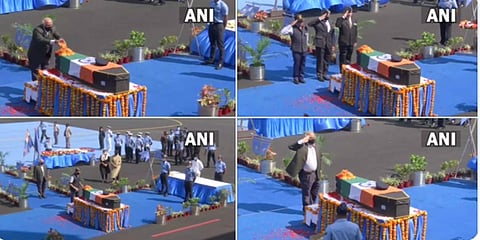 ಗ್ರೂಪ್ ಕ್ಯಾಪ್ಟನ್ ವರುಣ್ ಸಿಂಗ್ ಪಾರ್ಥಿವ ಶರೀರ