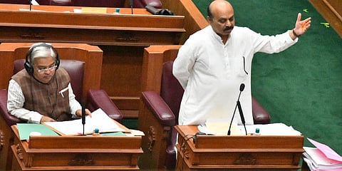 ವಿಧಾನಸಭೆಯಲ್ಲಿ ಸಿಎಂ ಬೊಮ್ಮಾಯಿ