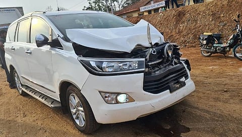 ಯುಟಿ ಖಾದರ್ ಅವರ ಕಾರು ಅಪಘಾತ