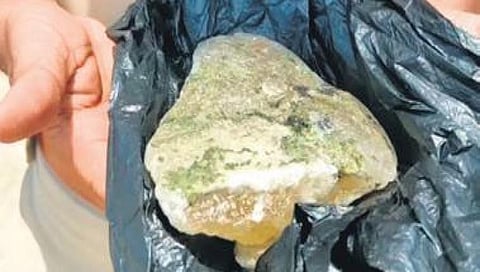ಮುರುಡೇಶ್ವರದಲ್ಲಿ ಸಿಕ್ಕಿದ ಆ್ಯಂಬರ್