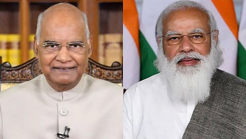 ರಾಷ್ಟ್ರಪತಿ ರಾಮನಾಥ್ ಕೋವಿಂದ್, ಪ್ರಧಾನಿ ನರೇಂದ್ರ ಮೋದಿ