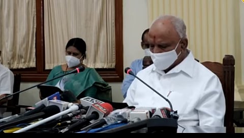 ಸುದ್ದಿಗೋಷ್ಠಿಯಲ್ಲಿ ಮಾತನಾಡಿದ ಸಿಎಂ ಯಡಿಯೂರಪ್ಪ
