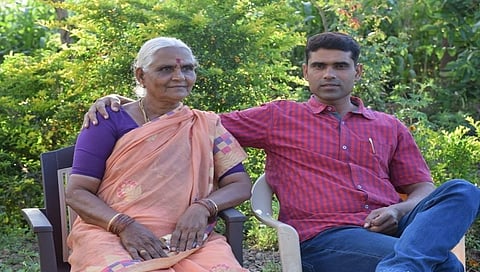 ತಾಯಿ ಜೊತೆ ಶಾಸಕ ರಾಜೀವ್