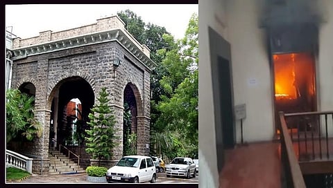 ಇಂದು ಬೆಳಗ್ಗೆ ಬೆಂಕಿ ಕಾಣಿಸಿಕೊಂಡ ಹೈದರಾಬಾದ್ ನ ನಿಜಾಮ್ ಕ್ಲಬ್