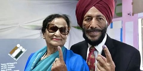 ನಿರ್ಮಲ್ ಕೌರ್ ಮತ್ತು ಮಿಲ್ಖಾ ಸಿಂಗ್