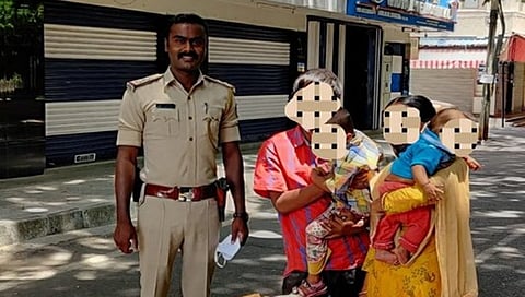 ದಂಪತಿಯೊಂದಿಗೆ ಪಿಎಸ್ ಐ ಮನು