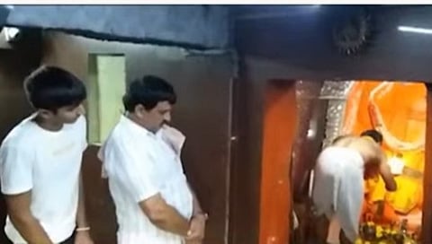 ಅಂಜನಾದ್ರಿ ಬೆಟ್ಟದಲ್ಲಿ ದೇವರಿಗೆ ವಿಶೇಷ ಪೂಜೆ ಸಲ್ಲಿಸಿದ ಸಚಿವ ಸಿ ಪಿ ಯೋಗೇಶ್ವರ್