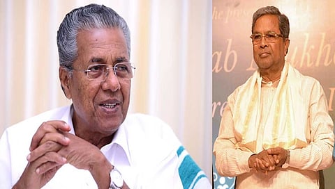 ಕೇರಳ ಮುಖ್ಯಮಂತ್ರಿ ಪಿಣರಾಯಿ ವಿಜಯನ್ ಹಾಗೂ ಸಿದ್ದರಾಮಯ್ಯ (ಸಂಗ್ರಹ ಚಿತ್ರ)