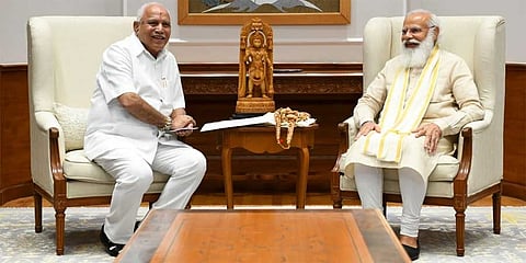 ಪ್ರಧಾನಿ ಮೋದಿ ಮತ್ತು ಸಿಎಂ ಬಿಎಸ್ ಯಡಿಯೂರಪ್ಪ