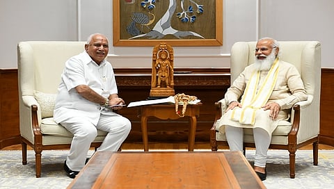 ಯಡಿಯೂರಪ್ಪ ಮತ್ತು ನರೇಂದ್ರ ಮೋದಿ