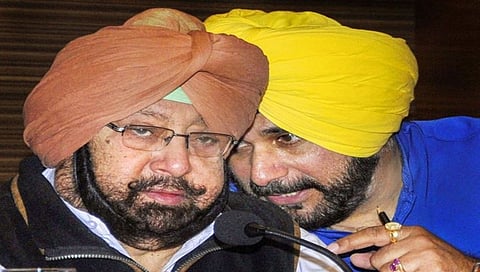 ಪಂಜಾಬ್ ಮುಖ್ಯಮಂತ್ರಿ ಅಮರೀಂದರ್ ಸಿಂಗ್, ನವಜೋತ್ ಸಿಂಗ್ ಸಿಧು