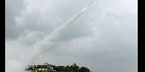 ಆಕಾಶ್ ಕ್ಷಿಪಣಿ ಪ್ರಯೋಗ