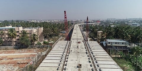ಮೈಸೂರು- ಬೆಂಗಳೂರು ಹತ್ತು ಪಥಗಳ ಕಾಮಗಾರಿ