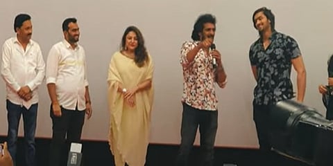 ನಮ್ಮ ಹುಡುಗರು ಚಿತ್ರದ ಟೀಸರ್ ಬಿಡುಗಡೆ ಸಮಾರಂಭದಲ್ಲಿ ಉಪೇಂದ್ರ, ಪ್ರಿಯಾಂಕಾ ಮತ್ತಿತರರು