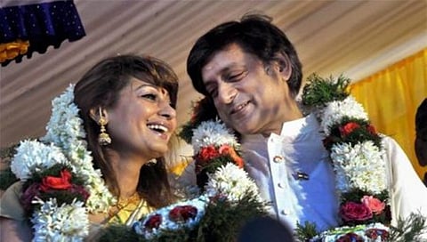 ಸುನಂದಾ ಪುಷ್ಕರ್, ಶಶಿ ತರೂರ್ ವಿವಾಹದ ಫೋಟೋ