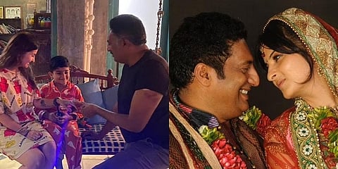 ಪತ್ನಿ, ಮಗನ ಜತೆ ಪ್ರಕಾಶ್ ರೈ