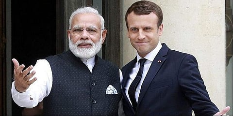 ಪ್ರಧಾನಿ ಮೋದಿ-ಅಧ್ಯಕ್ಷ ಮ್ಯಾಕ್ರನ್