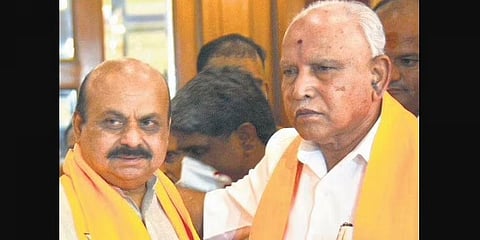 ಬೊಮ್ಮಾಯಿ ಮತ್ತು ಯಡಿಯೂರಪ್ಪ