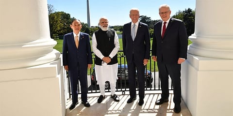 ಕ್ವಾಡ್ ಸಭೆಯಲ್ಲಿ ಪ್ರಧಾನಿ ಮೋದಿ ಮತ್ತು ಇತರೆ ನಾಯಕರು