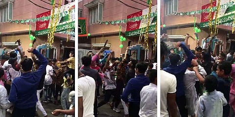 ಲಾಂಗ್ ಹಿಡಿದು ಡ್ಯಾನ್ಸ್ ಮಾಡಿದ ಯುವಕರು