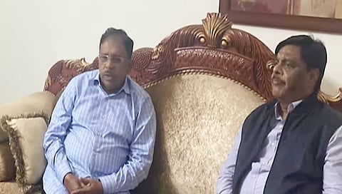 ಡಾ.ಜಿ.ಪರಮೇಶ್ವರ್ ಹಾಗೂ ಹೆಚ್.ಸಿ.ಮಹದೇವಪ್ಪ.