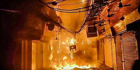 ಚಾಂದಿನಿ ಚೌಕ್ ನಲ್ಲಿ ಅಗ್ನಿ ಅವಘಡ