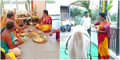 ಜನಾರ್ದನ ರೆಡ್ಡಿ ಪತ್ನಿ ಅರುಣಾ ಲಕ್ಷ್ಮಿ ನೂತನ ಗೃಹ ಪ್ರವೇಶ ಕಾರ್ಯಕ್ರಮದಲ್ಲಿ ಭಾಗಿ