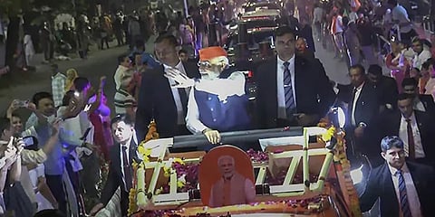 ಪ್ರಧಾನಿ ಮೋದಿ ರೋಡ್ ಶೋ